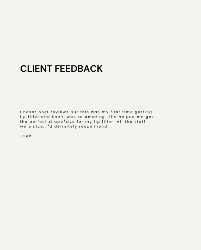 Recent Feedback!

Thank you so much for sharing your experience with us. We make sure our team see every one of your kind reviews, they mean so much to us✨

If you have loved your experience with us please share on our Google reviews and get money towards your next treatment!