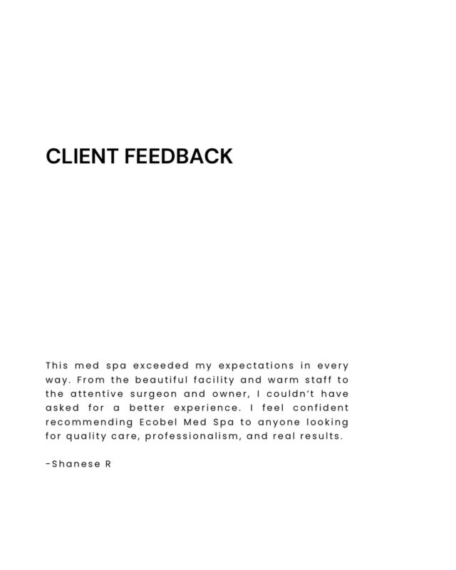Client feedback like this reminds us why we do what we do. Thoughtful care, natural results, and a patient experience that exceeds expectations.